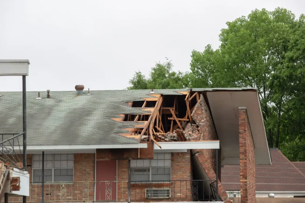 Storm damage repair services